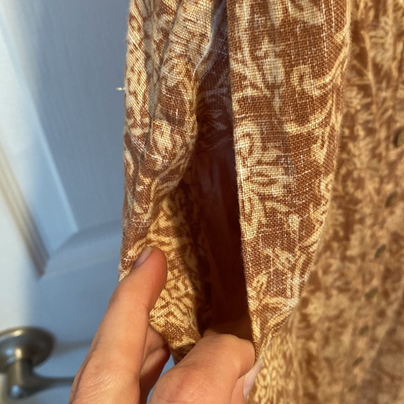 Faherty Kendall Linen Dress Size Small - Picture 4 of 5